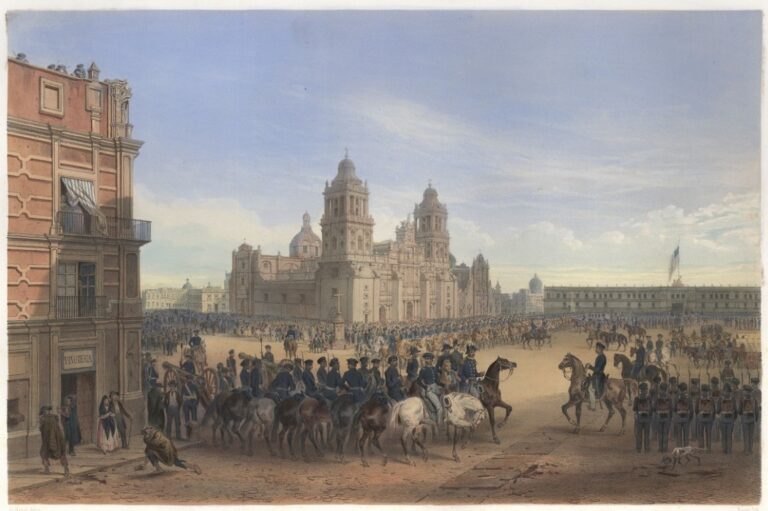 Signing of the Treat of Guadalupe Hidalgo Near Mexico City