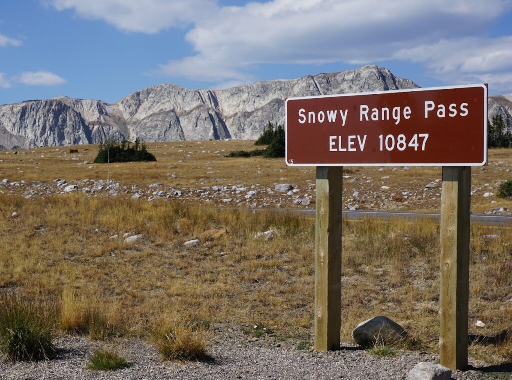 Snowy Range Pass in the Medicine Bow-Routt National Forest, Wyoming