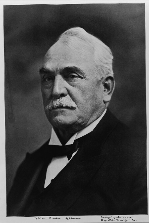 1904 portrait photograph of Paris Gibson founder of Great Falls Montana