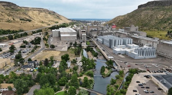 Coors Brewery Golden Colorado largest single-site brewery in the world aerial view