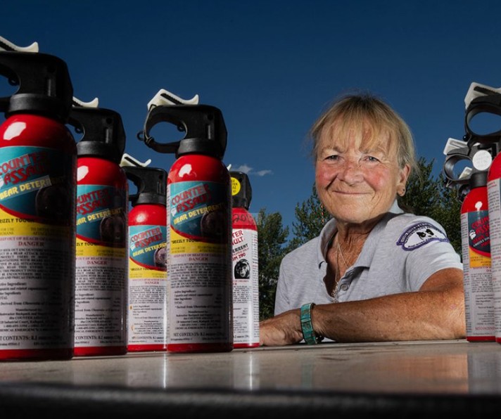 Carrie Hunt, wildlife researcher and creator of modern bear spray.