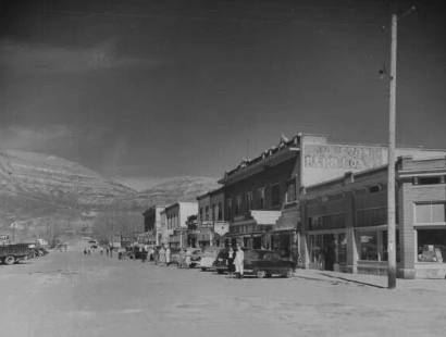 Historic downtown Arco, Idaho, in Butte County